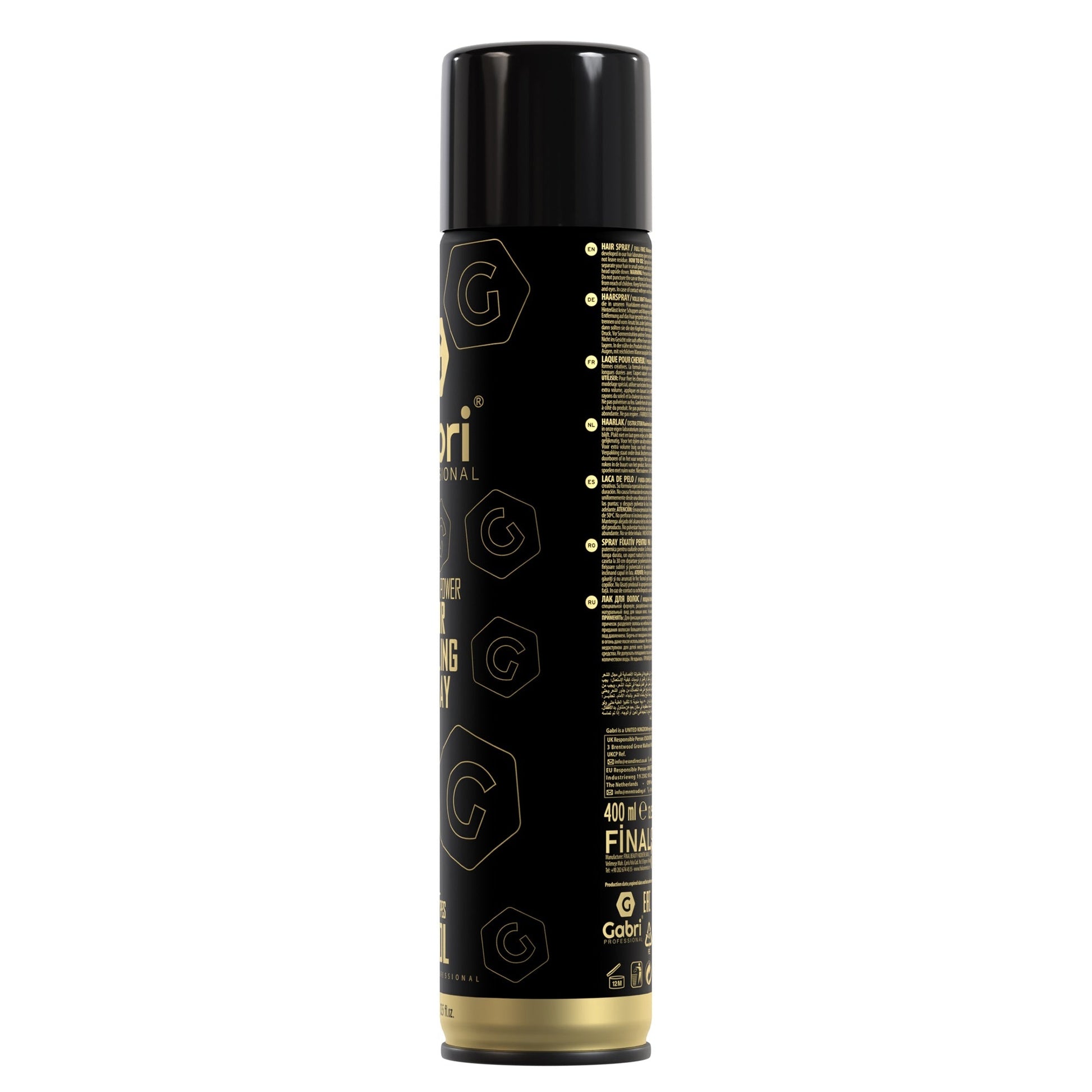 Gabri Professional Hair Styling Spray Maximum Power Cool 400ml