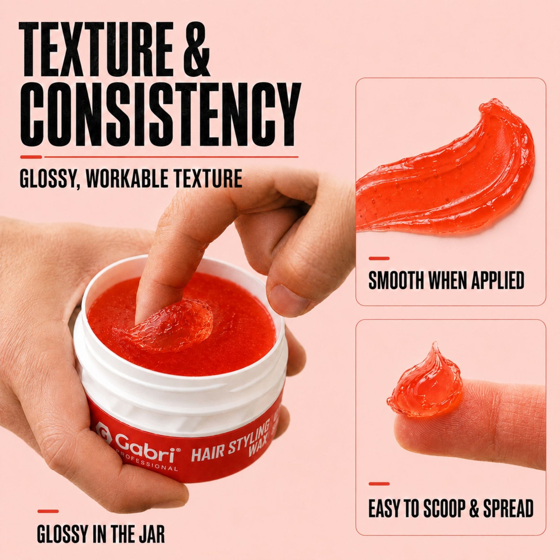 Gabri Professional Hair Styling Aqua Wax Ultra Strong Shine 150ml