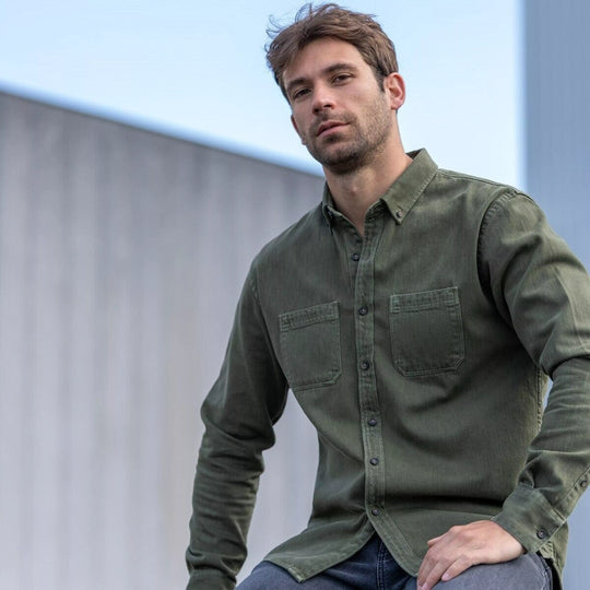 Fieldstone Utility Shirt – Olive Green